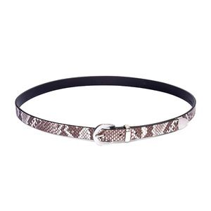 Women's Skinny Snake Print Western Belt -
Universal Thread™ Heather Black XXL